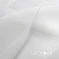 Tessuti per abiti in chiffon bianco 100% poliestere